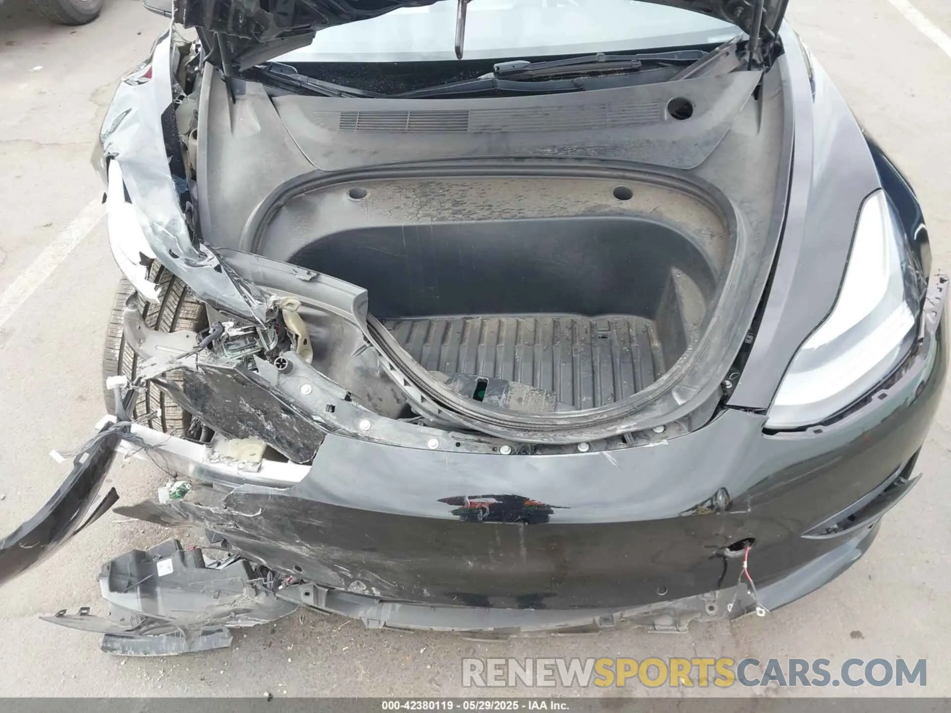 10 fotografías del automóvil dañado 5YJ3E1EA5NF136199 TESLA MODEL 3 2022