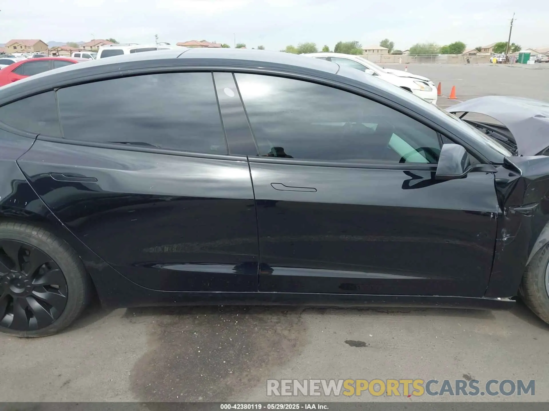 12 fotografías del automóvil dañado 5YJ3E1EA5NF136199 TESLA MODEL 3 2022