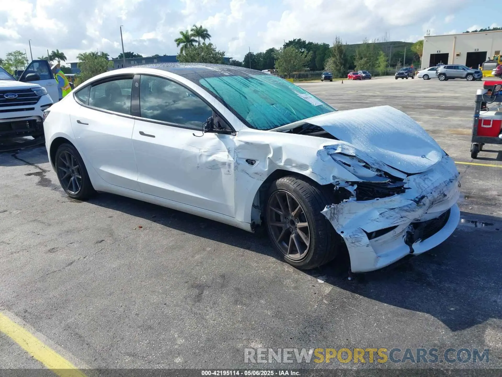 1 fotografías del automóvil dañado 5YJ3E1EA5NF164309 TESLA MODEL 3 2022
