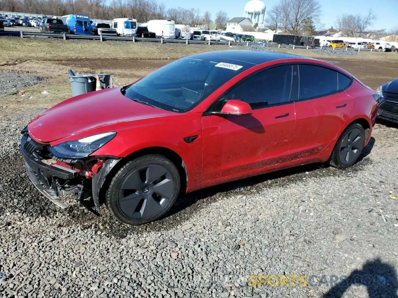 1 fotografías del automóvil dañado 5YJ3E1EA5NF184785 TESLA MODEL 3 2022