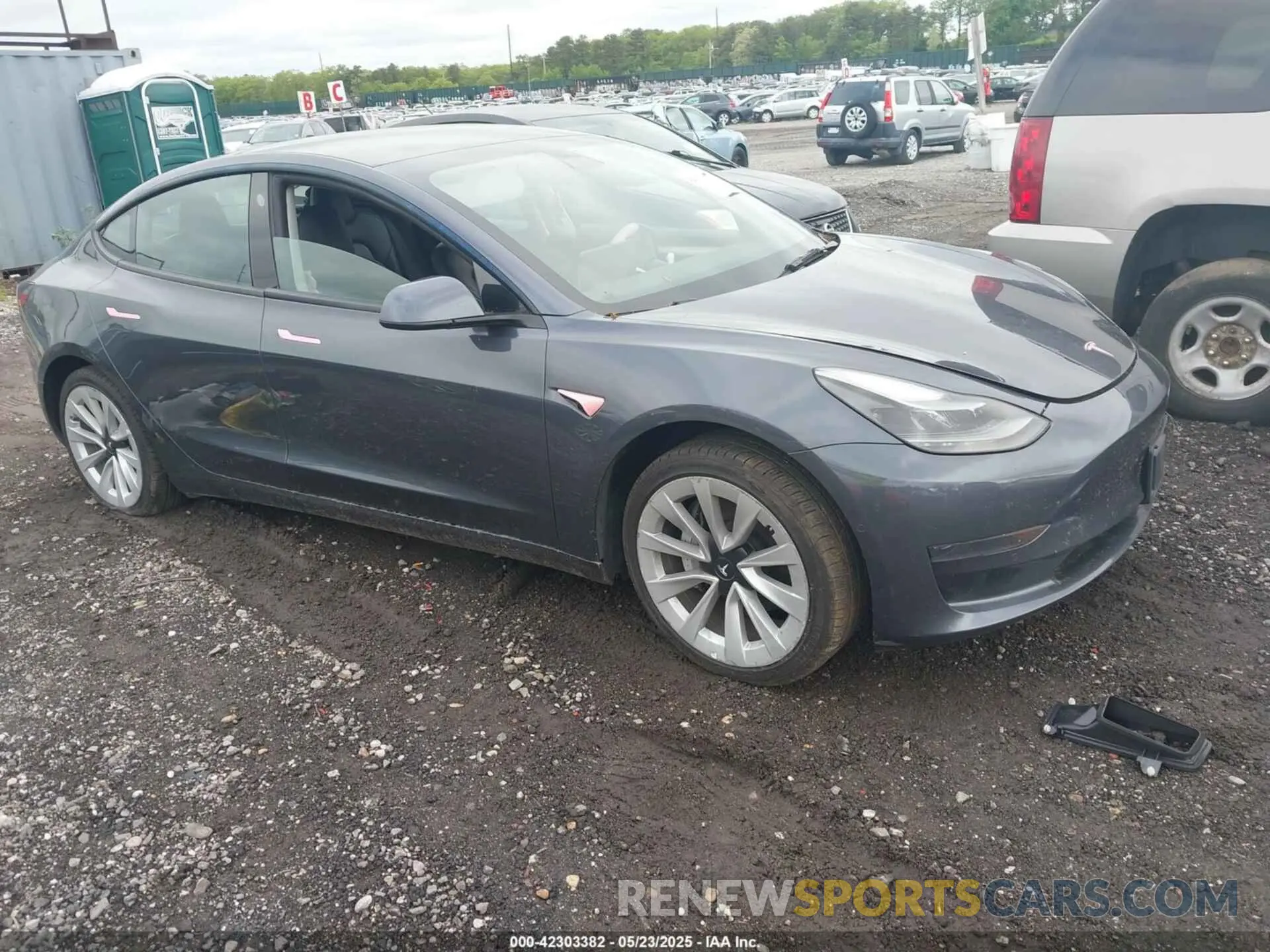 1 fotografías del automóvil dañado 5YJ3E1EA5NF185905 TESLA MODEL 3 2022