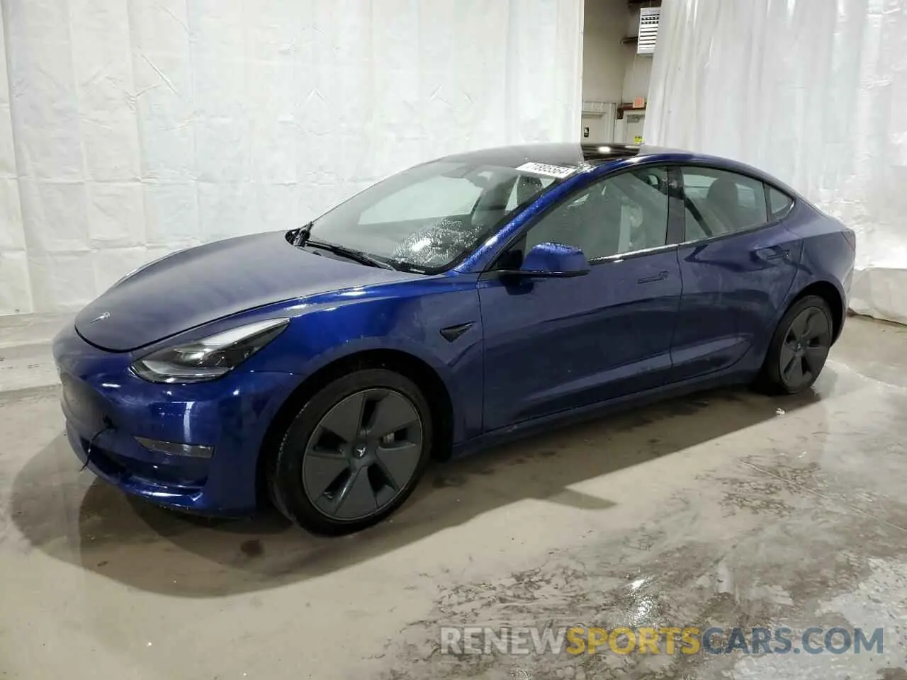 1 fotografías del automóvil dañado 5YJ3E1EA5NF189937 TESLA MODEL 3 2022