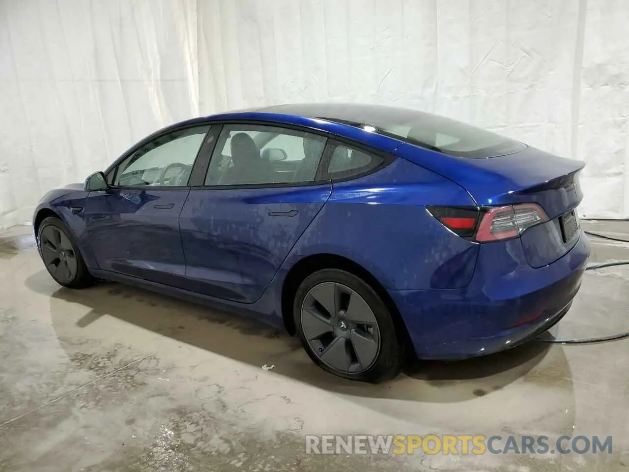 2 fotografías del automóvil dañado 5YJ3E1EA5NF189937 TESLA MODEL 3 2022