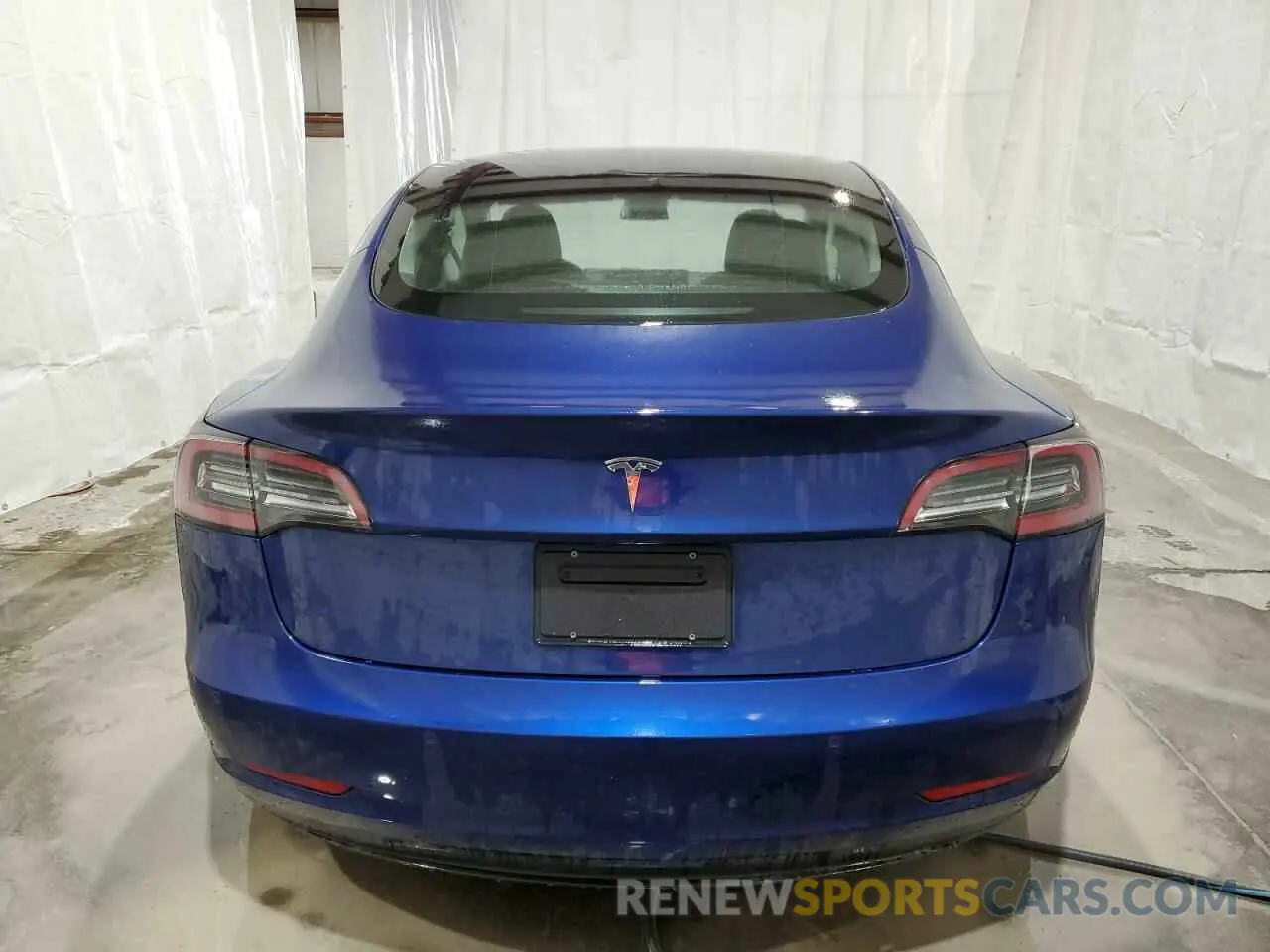 6 fotografías del automóvil dañado 5YJ3E1EA5NF189937 TESLA MODEL 3 2022