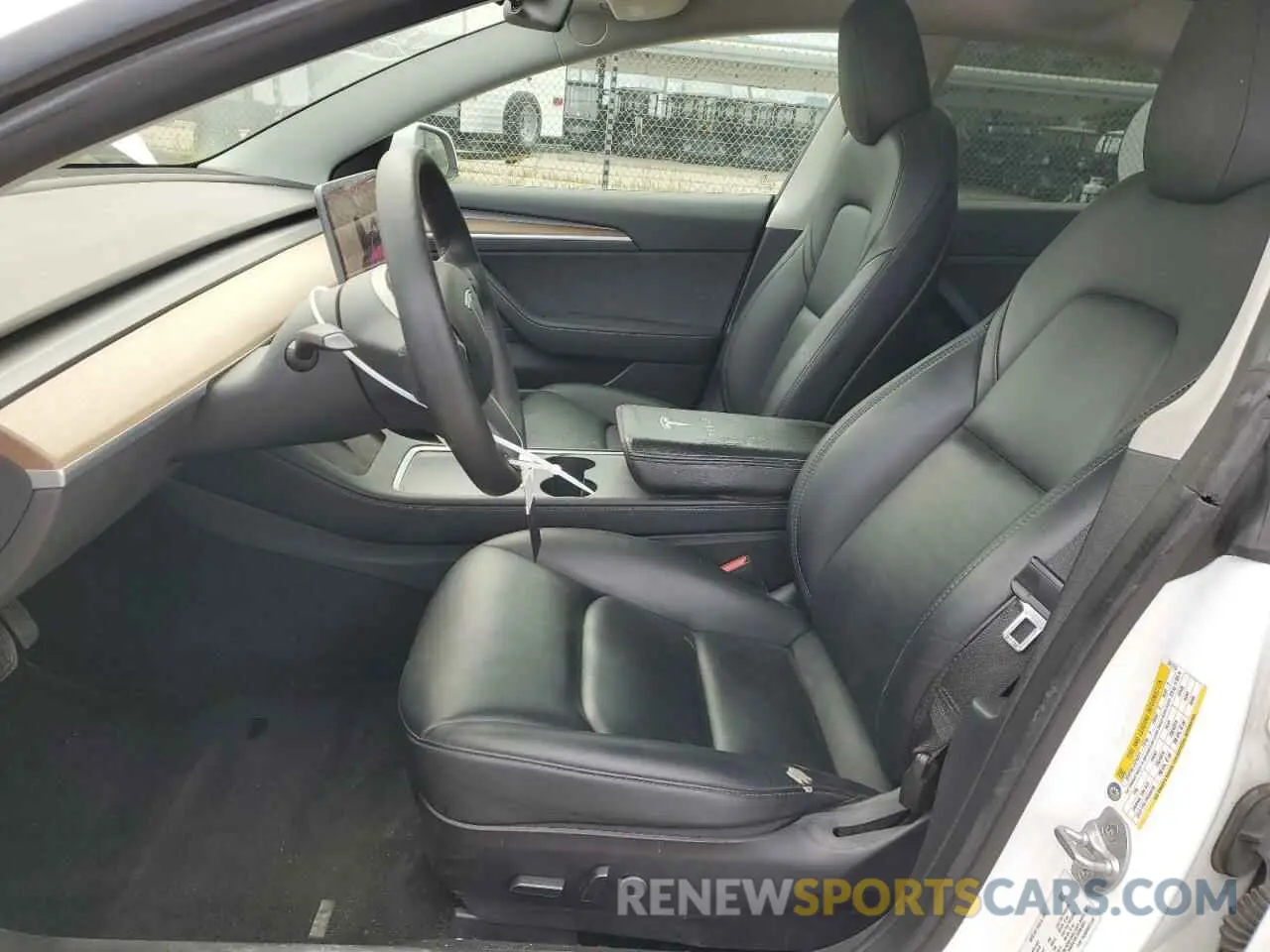 7 fotografías del automóvil dañado 5YJ3E1EA5NF201715 TESLA MODEL 3 2022