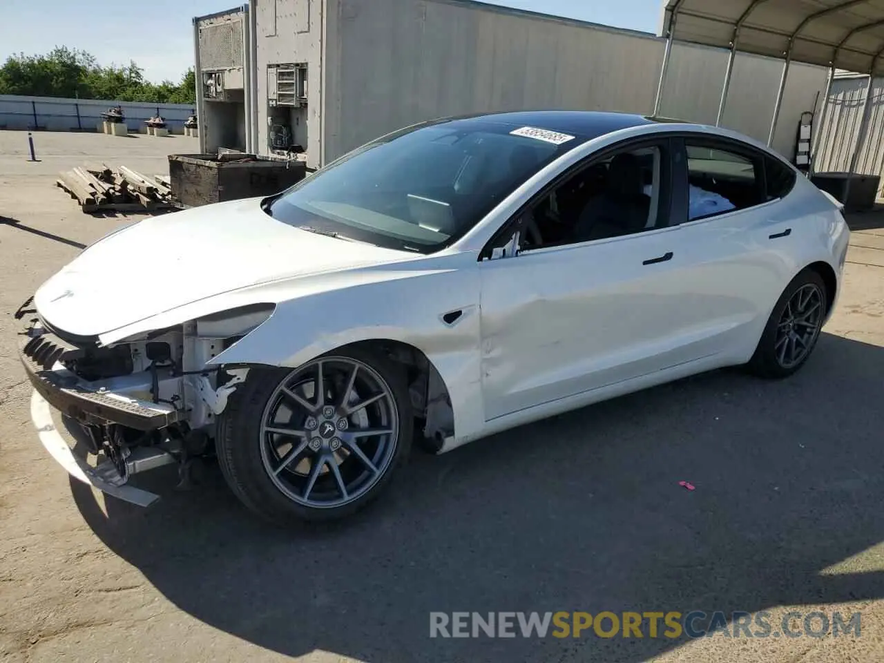1 fotografías del automóvil dañado 5YJ3E1EA5NF252440 TESLA MODEL 3 2022