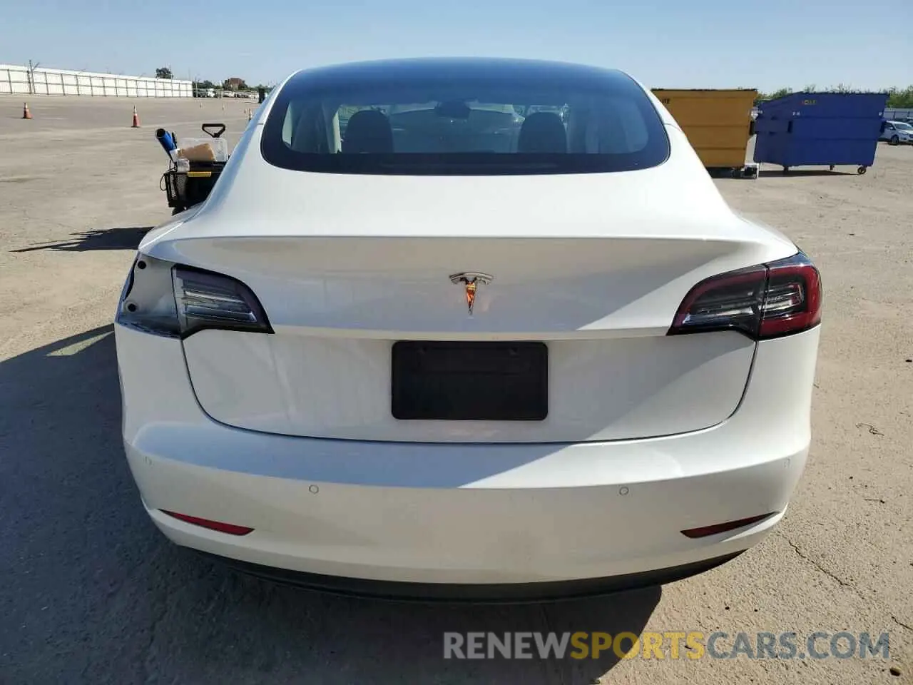 6 fotografías del automóvil dañado 5YJ3E1EA5NF252440 TESLA MODEL 3 2022