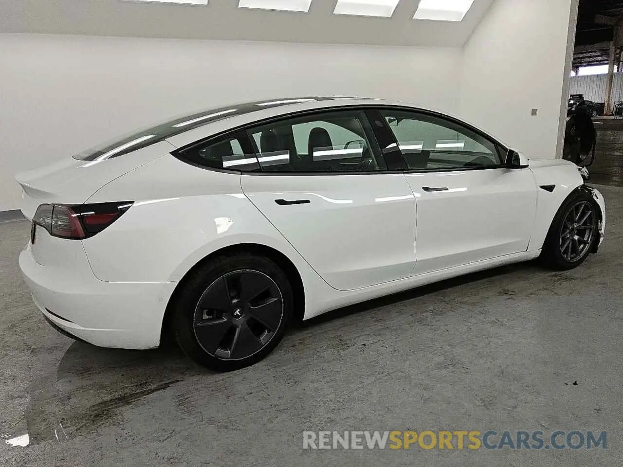 3 fotografías del automóvil dañado 5YJ3E1EA5NF289715 TESLA MODEL 3 2022