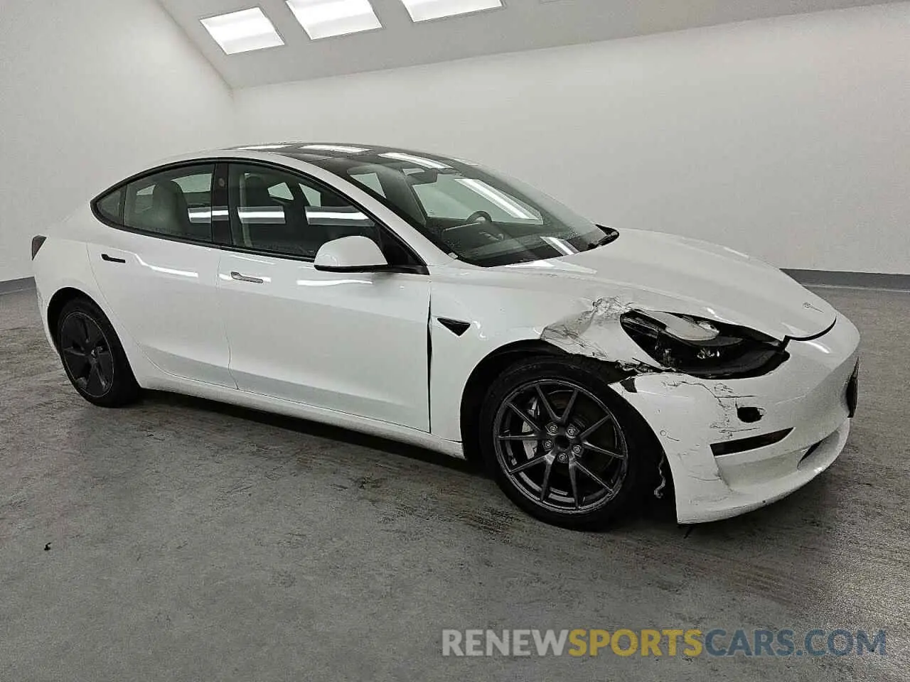 4 fotografías del automóvil dañado 5YJ3E1EA5NF289715 TESLA MODEL 3 2022
