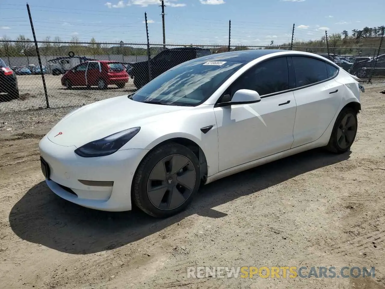 1 fotografías del automóvil dañado 5YJ3E1EA5NF322194 TESLA MODEL 3 2022