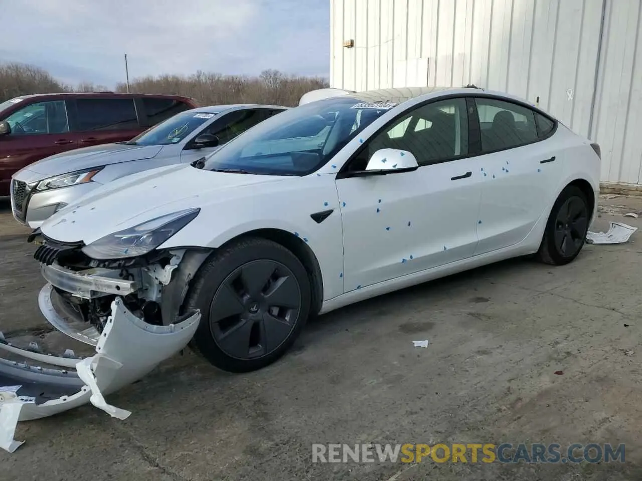 1 fotografías del automóvil dañado 5YJ3E1EA5NF326052 TESLA MODEL 3 2022