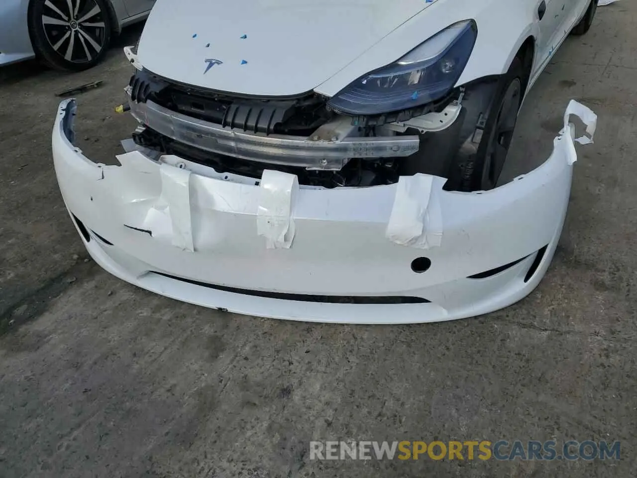 12 fotografías del automóvil dañado 5YJ3E1EA5NF326052 TESLA MODEL 3 2022