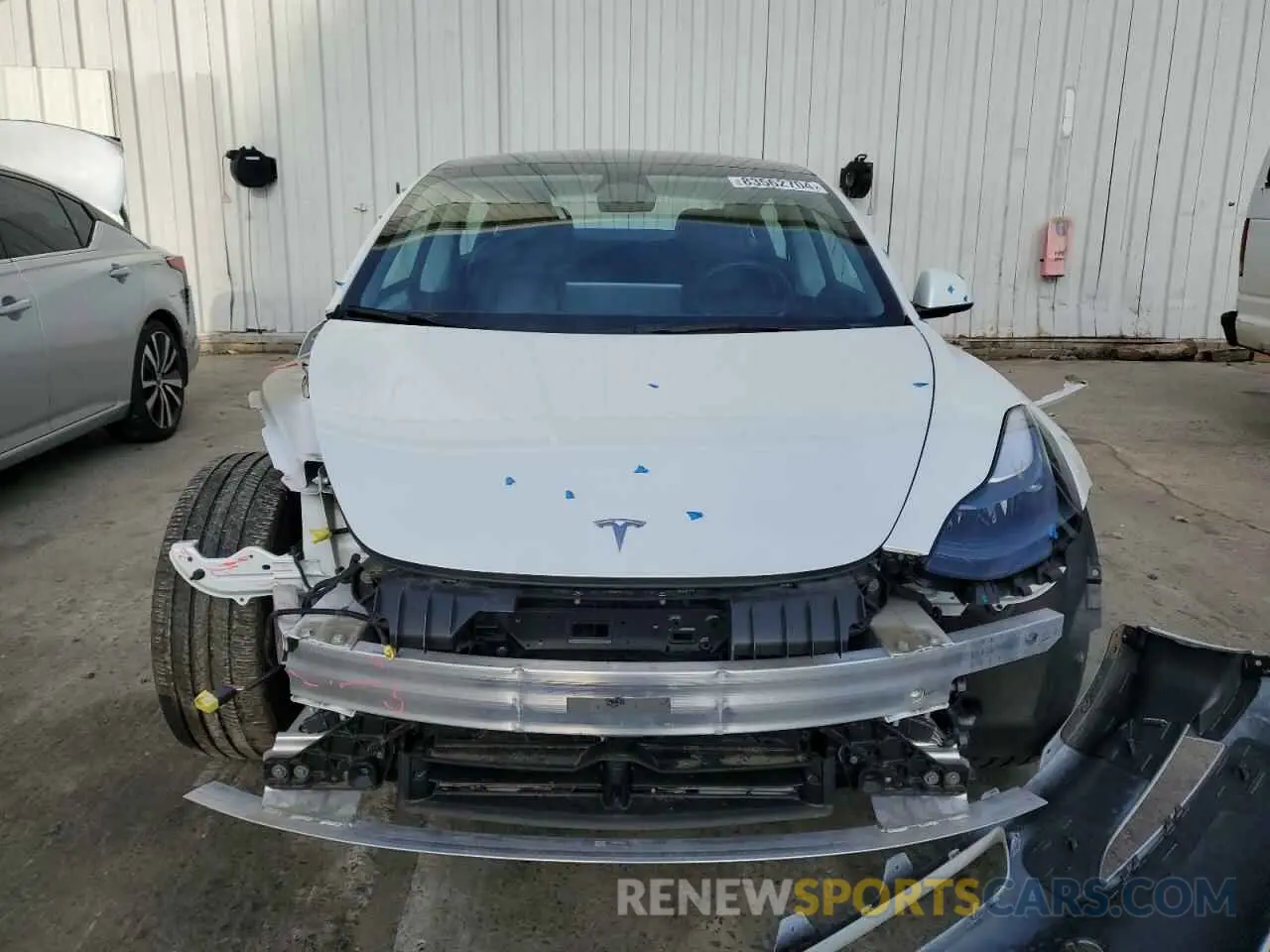 5 fotografías del automóvil dañado 5YJ3E1EA5NF326052 TESLA MODEL 3 2022