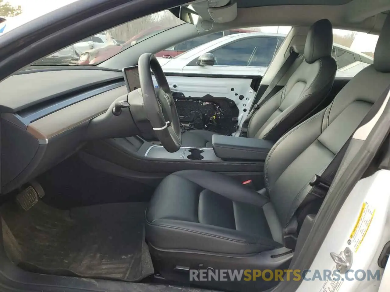 7 fotografías del automóvil dañado 5YJ3E1EA5NF326052 TESLA MODEL 3 2022