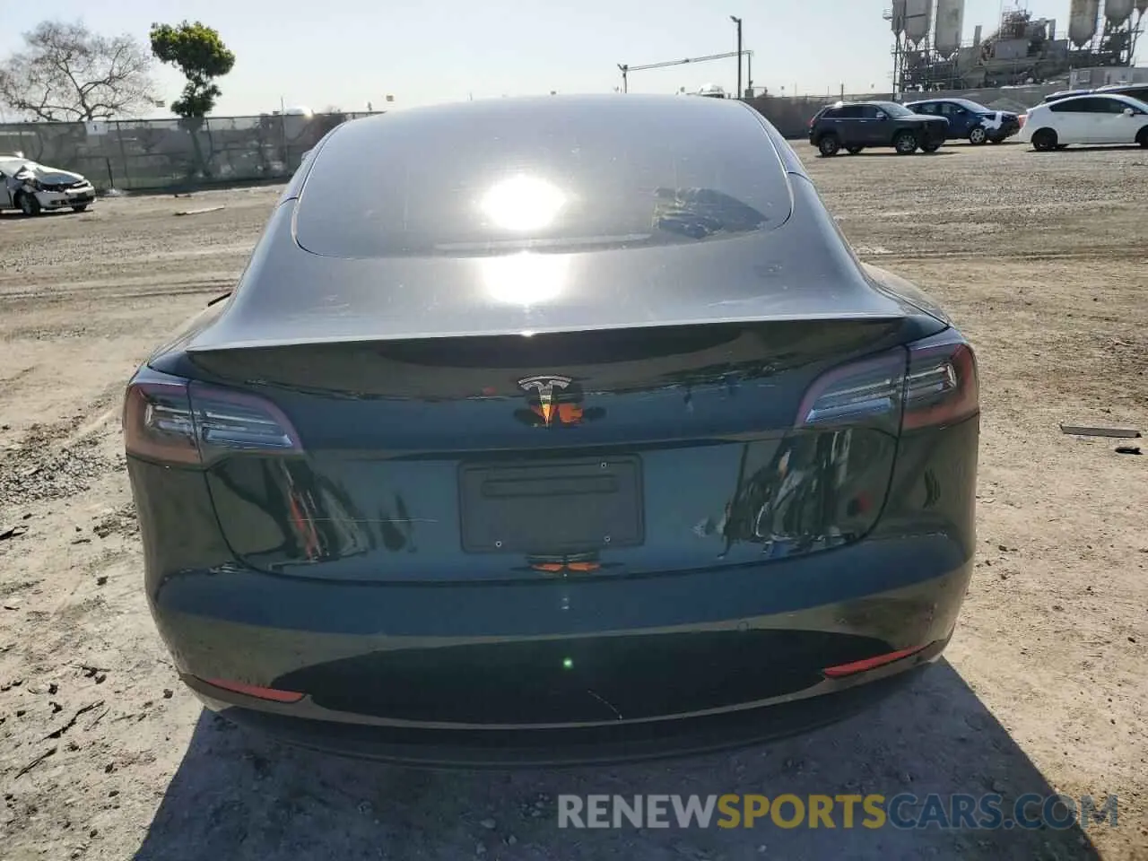 6 fotografías del automóvil dañado 5YJ3E1EA5NF329811 TESLA MODEL 3 2022