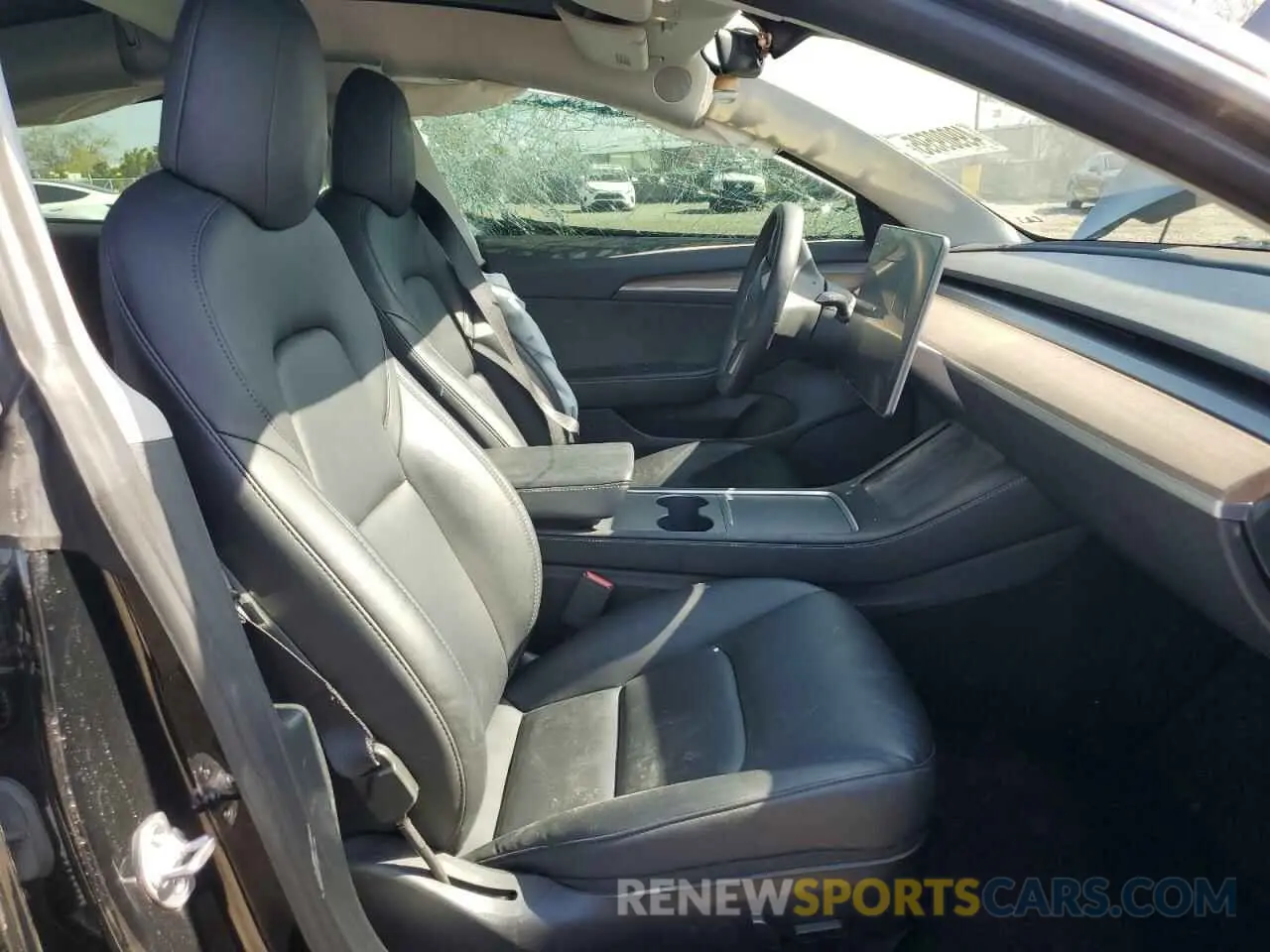 7 fotografías del automóvil dañado 5YJ3E1EA5NF329811 TESLA MODEL 3 2022