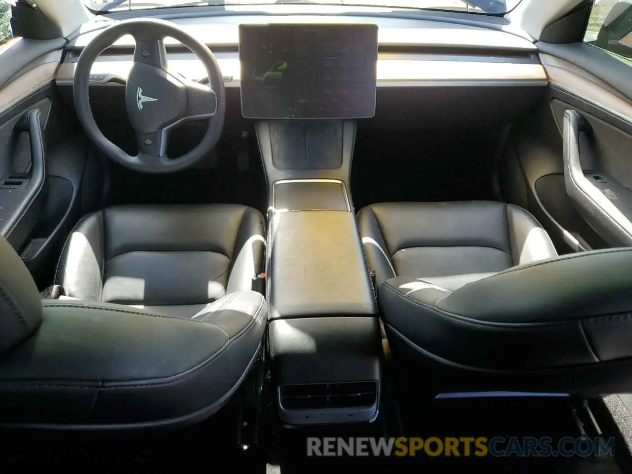 8 fotografías del automóvil dañado 5YJ3E1EA5NF329811 TESLA MODEL 3 2022