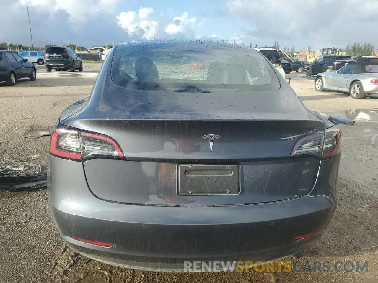 6 fotografías del automóvil dañado 5YJ3E1EA5NF331641 TESLA MODEL 3 2022