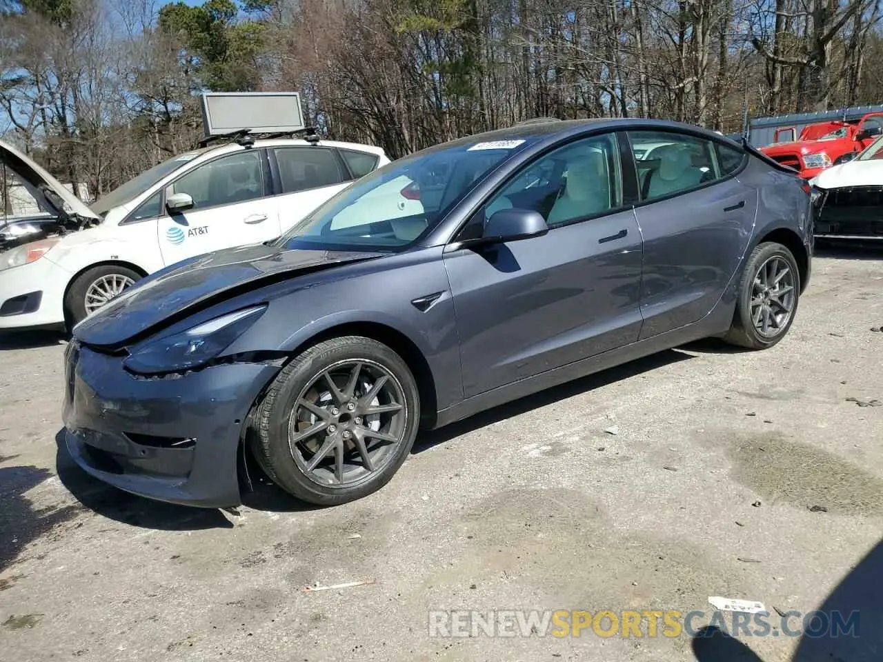 1 fotografías del automóvil dañado 5YJ3E1EA5NF339769 TESLA MODEL 3 2022