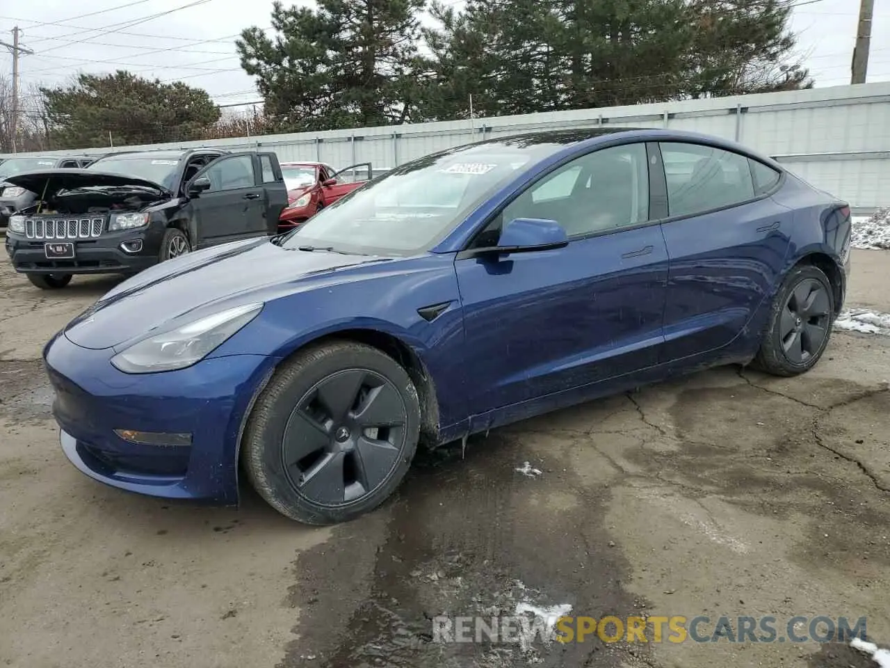 1 fotografías del automóvil dañado 5YJ3E1EA5NF368866 TESLA MODEL 3 2022