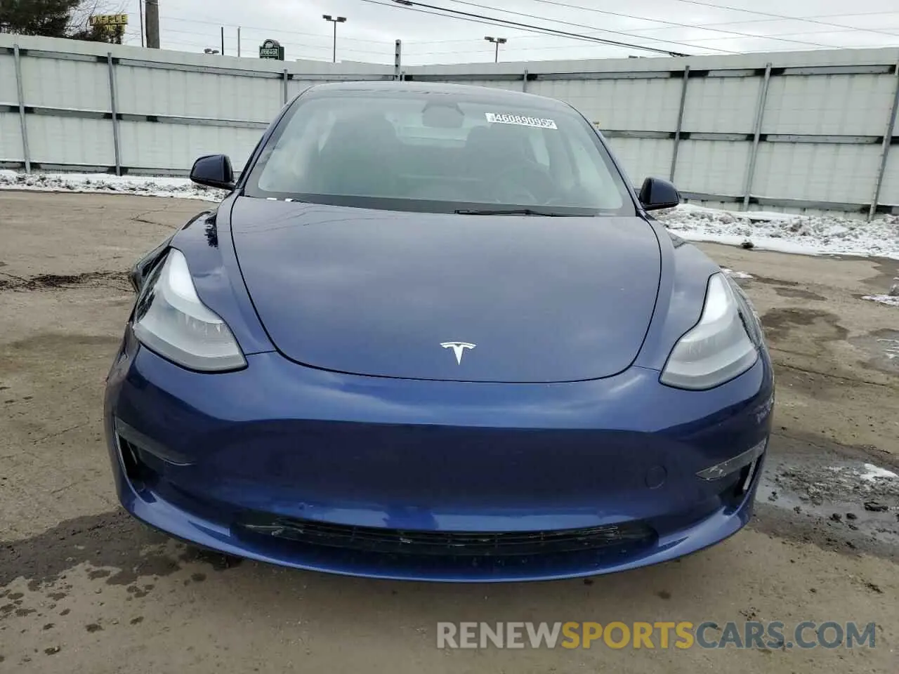5 fotografías del automóvil dañado 5YJ3E1EA5NF368866 TESLA MODEL 3 2022