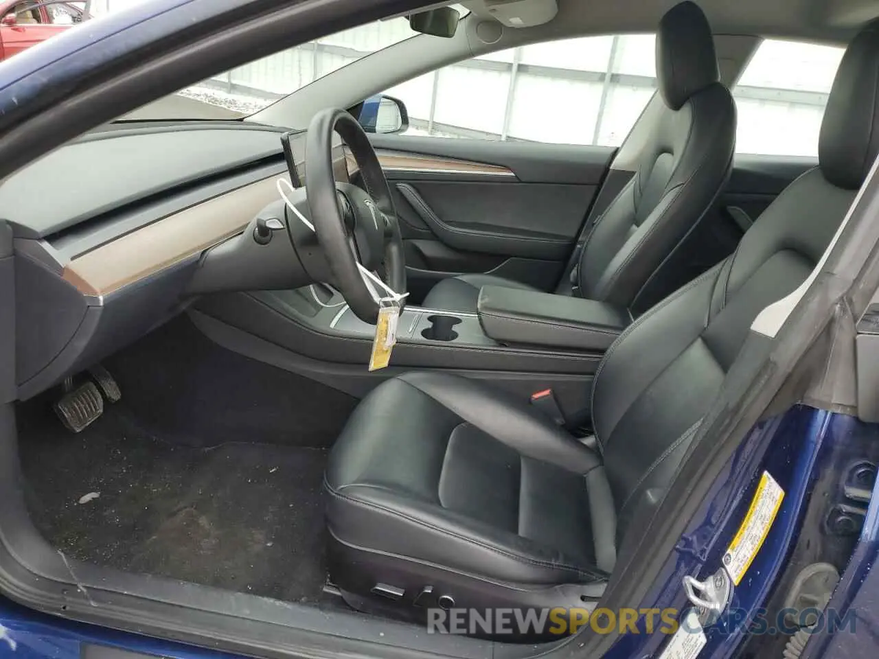 7 fotografías del automóvil dañado 5YJ3E1EA5NF368866 TESLA MODEL 3 2022