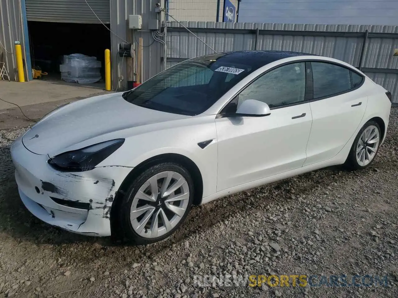 1 fotografías del automóvil dañado 5YJ3E1EA5NF369936 TESLA MODEL 3 2022