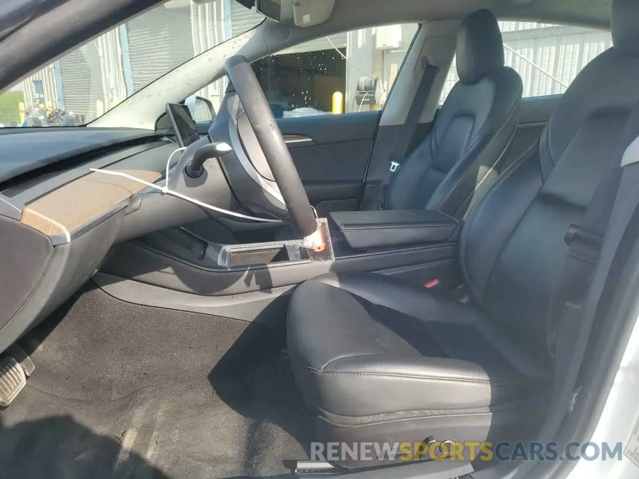 7 fotografías del automóvil dañado 5YJ3E1EA5NF369936 TESLA MODEL 3 2022