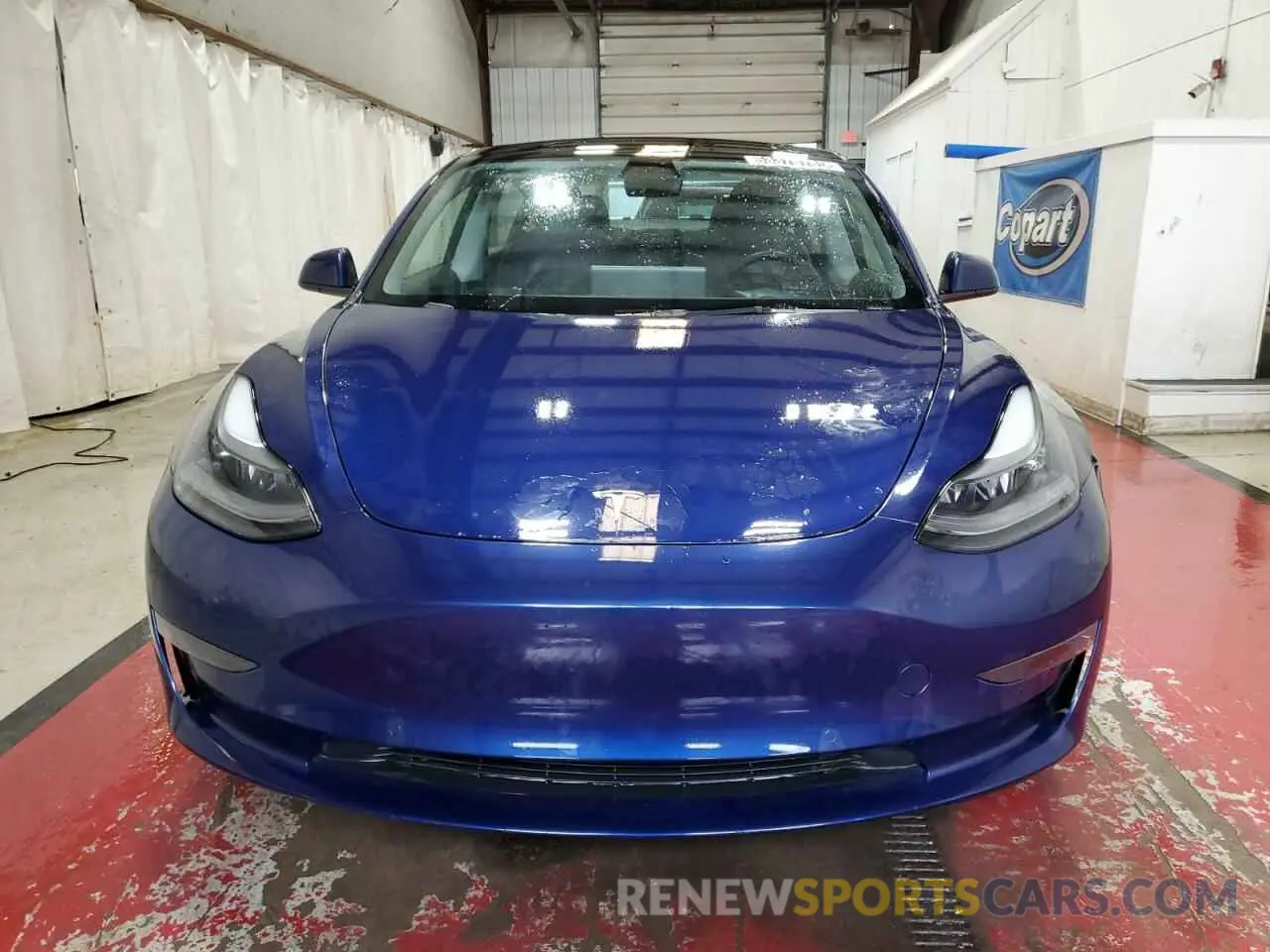 5 fotografías del automóvil dañado 5YJ3E1EA5NF371945 TESLA MODEL 3 2022