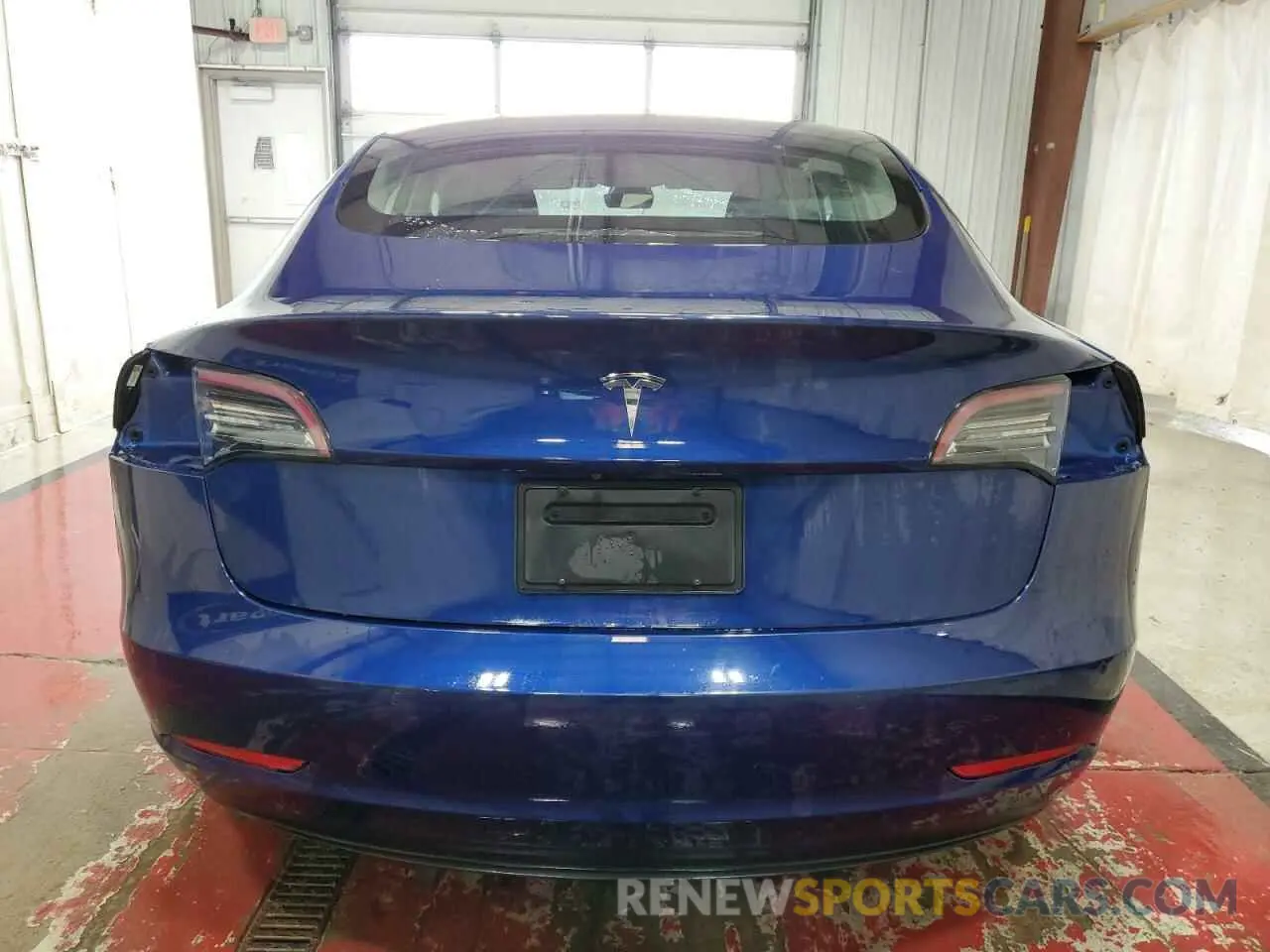 6 fotografías del automóvil dañado 5YJ3E1EA5NF371945 TESLA MODEL 3 2022