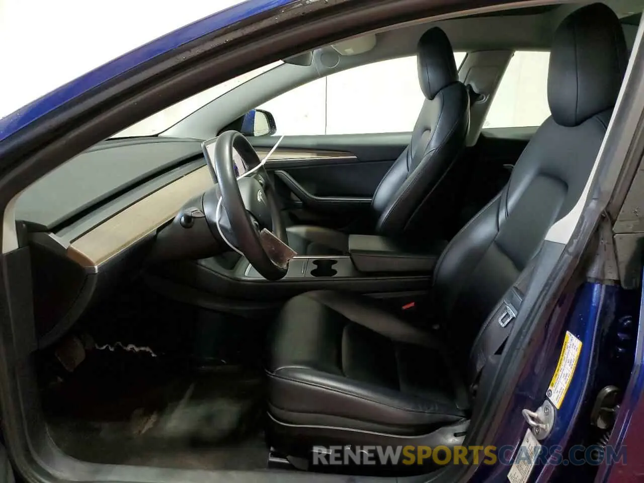 7 fotografías del automóvil dañado 5YJ3E1EA5NF371945 TESLA MODEL 3 2022