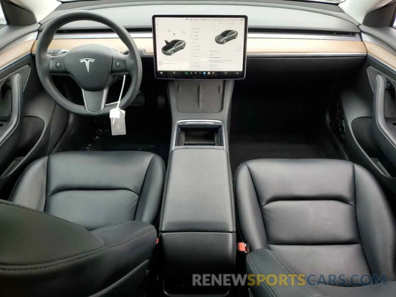 8 fotografías del automóvil dañado 5YJ3E1EA6NF119153 TESLA MODEL 3 2022