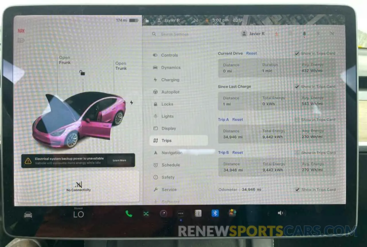 9 fotografías del automóvil dañado 5YJ3E1EA6NF120092 TESLA MODEL 3 2022