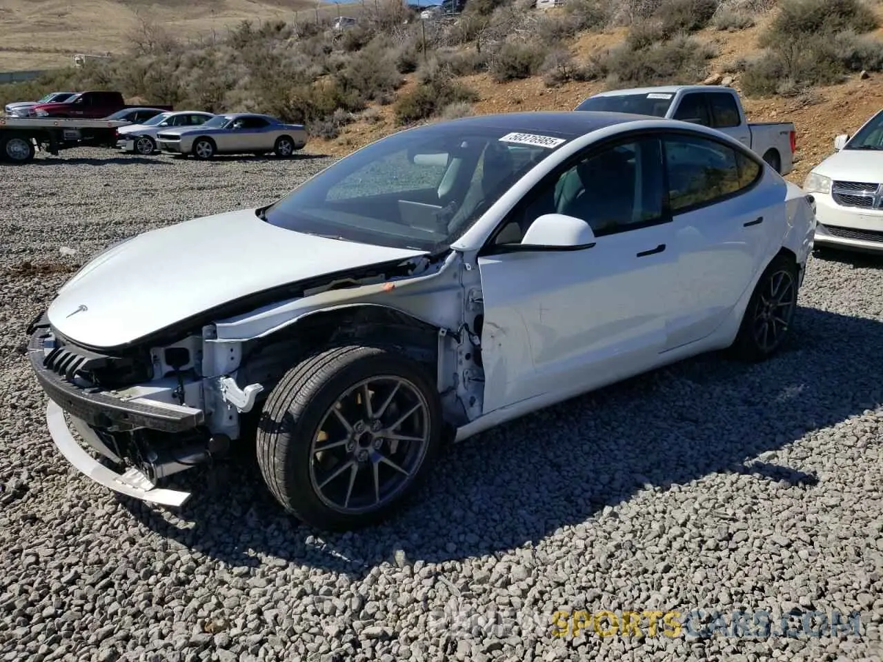 1 fotografías del automóvil dañado 5YJ3E1EA6NF126460 TESLA MODEL 3 2022