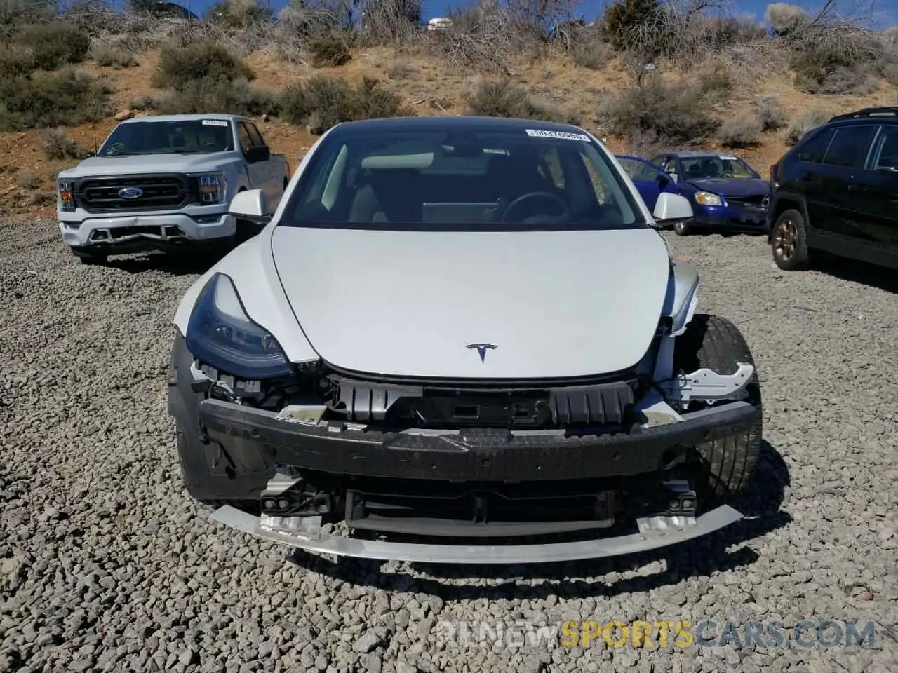 5 fotografías del automóvil dañado 5YJ3E1EA6NF126460 TESLA MODEL 3 2022