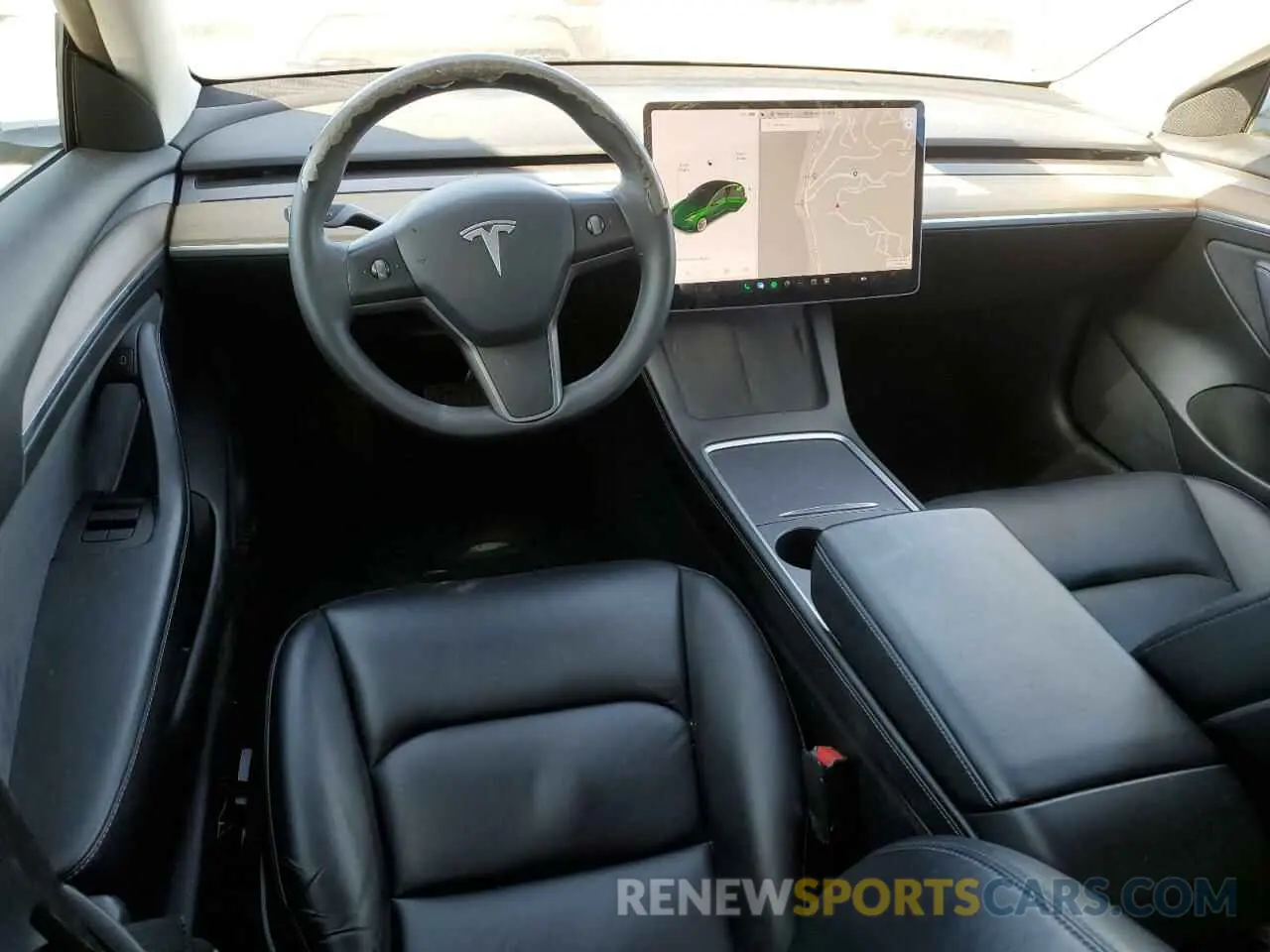 8 fotografías del automóvil dañado 5YJ3E1EA6NF143209 TESLA MODEL 3 2022