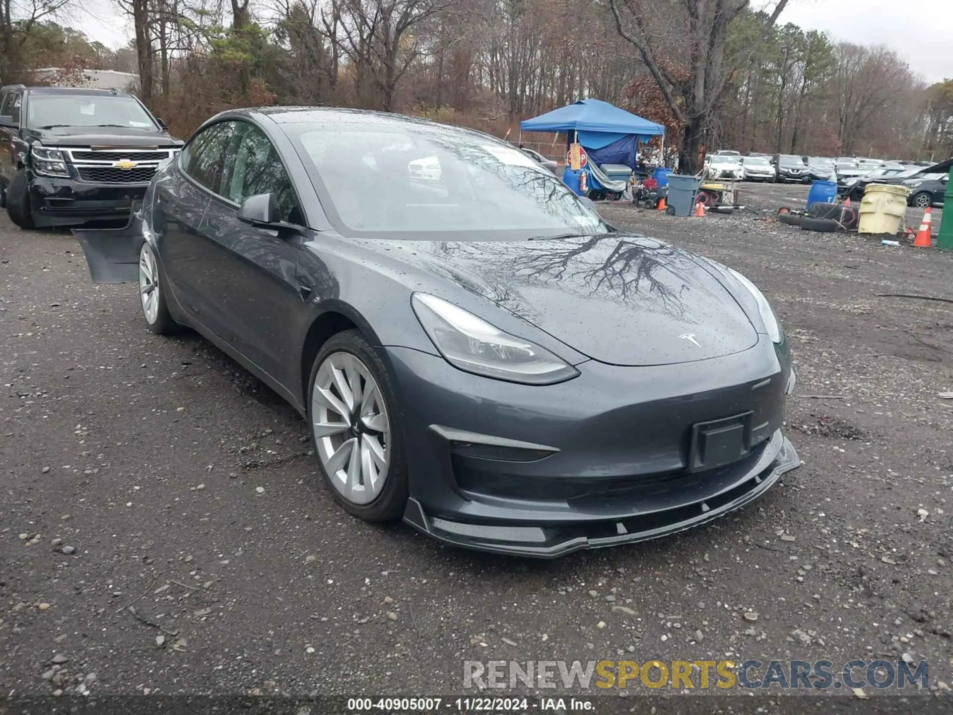 1 fotografías del automóvil dañado 5YJ3E1EA6NF143839 TESLA MODEL 3 2022