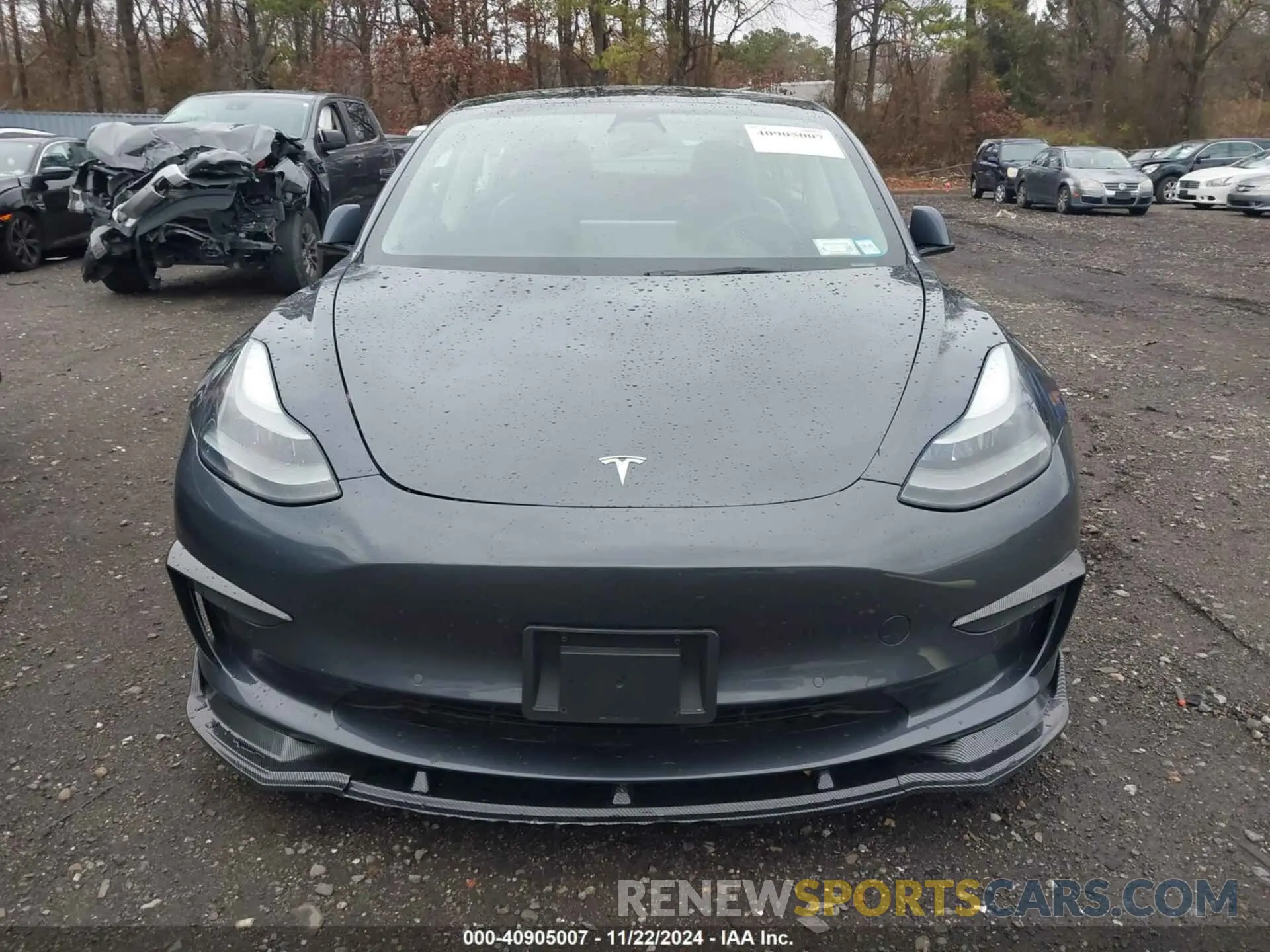 12 fotografías del automóvil dañado 5YJ3E1EA6NF143839 TESLA MODEL 3 2022