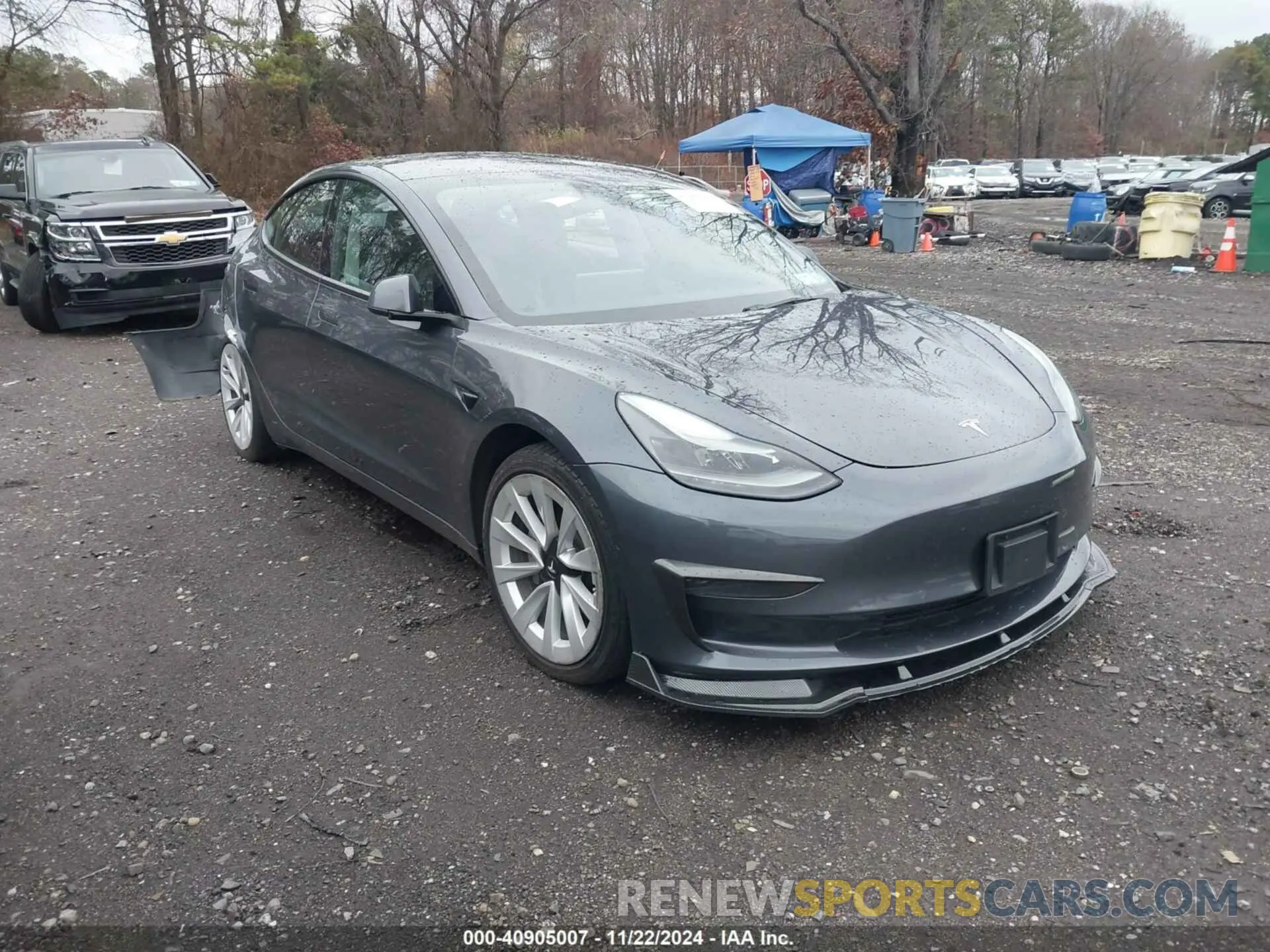 13 fotografías del automóvil dañado 5YJ3E1EA6NF143839 TESLA MODEL 3 2022