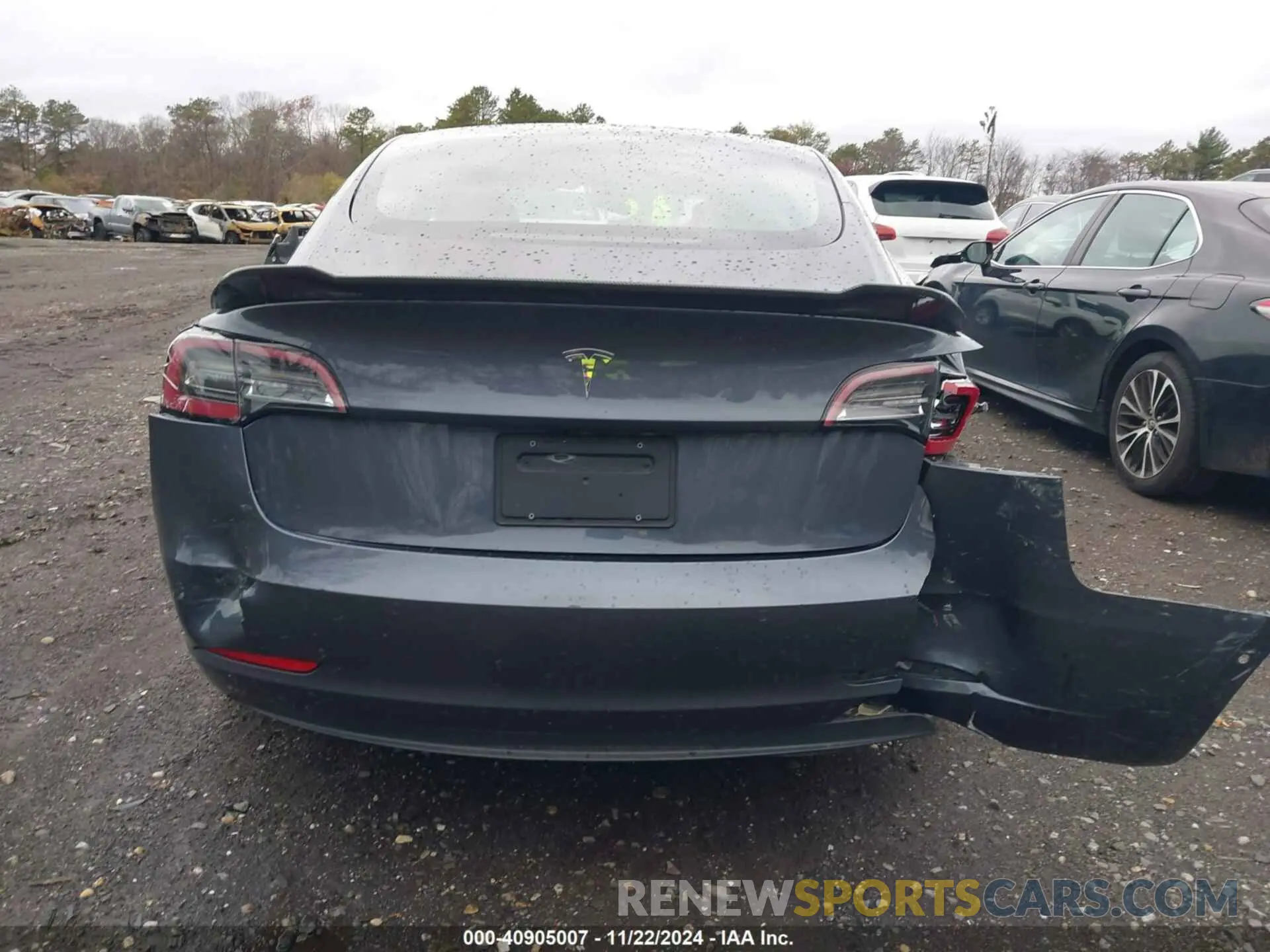 16 fotografías del automóvil dañado 5YJ3E1EA6NF143839 TESLA MODEL 3 2022