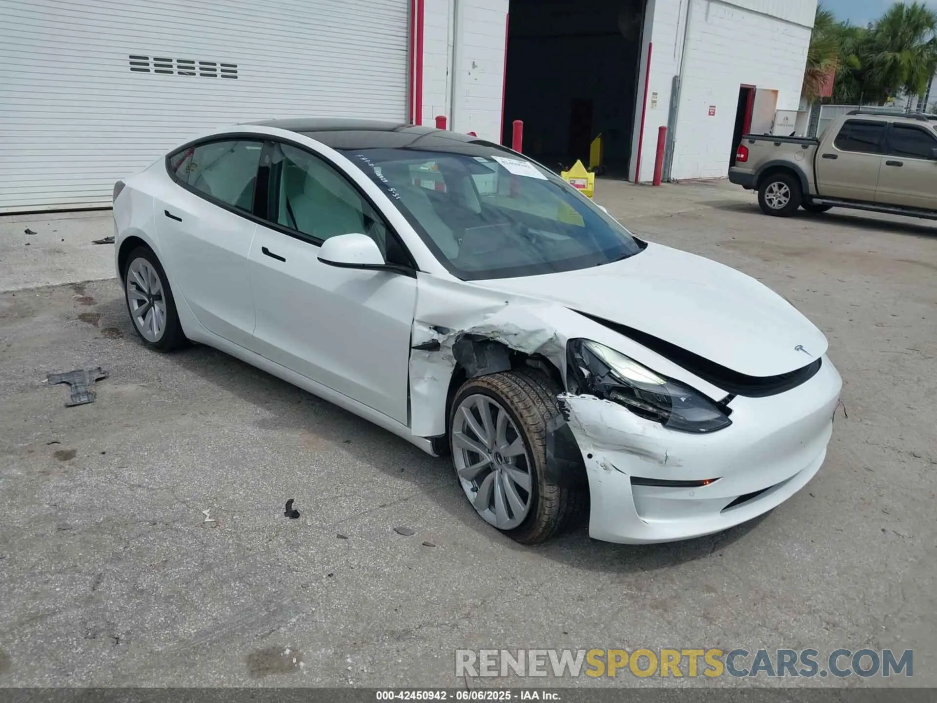 1 fotografías del automóvil dañado 5YJ3E1EA6NF153853 TESLA MODEL 3 2022