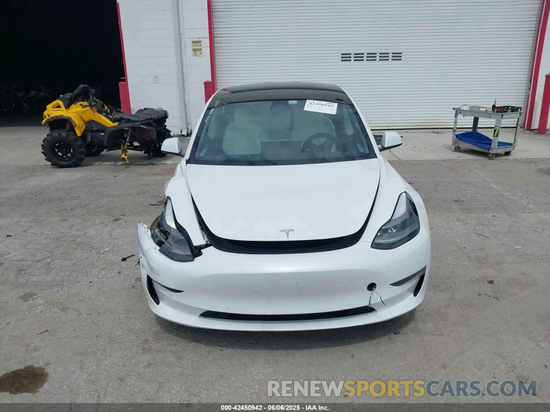 12 fotografías del automóvil dañado 5YJ3E1EA6NF153853 TESLA MODEL 3 2022