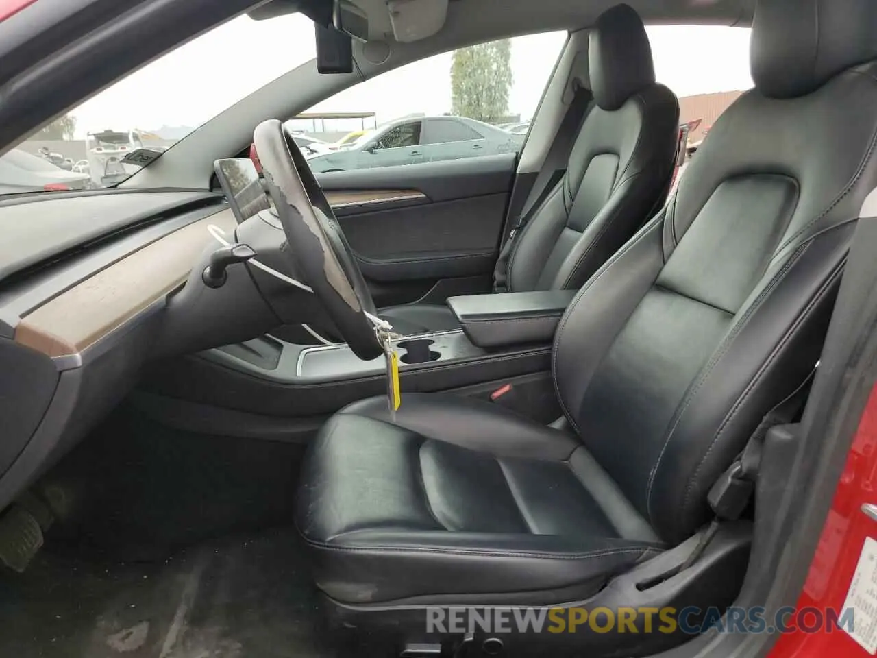 7 fotografías del automóvil dañado 5YJ3E1EA6NF185878 TESLA MODEL 3 2022