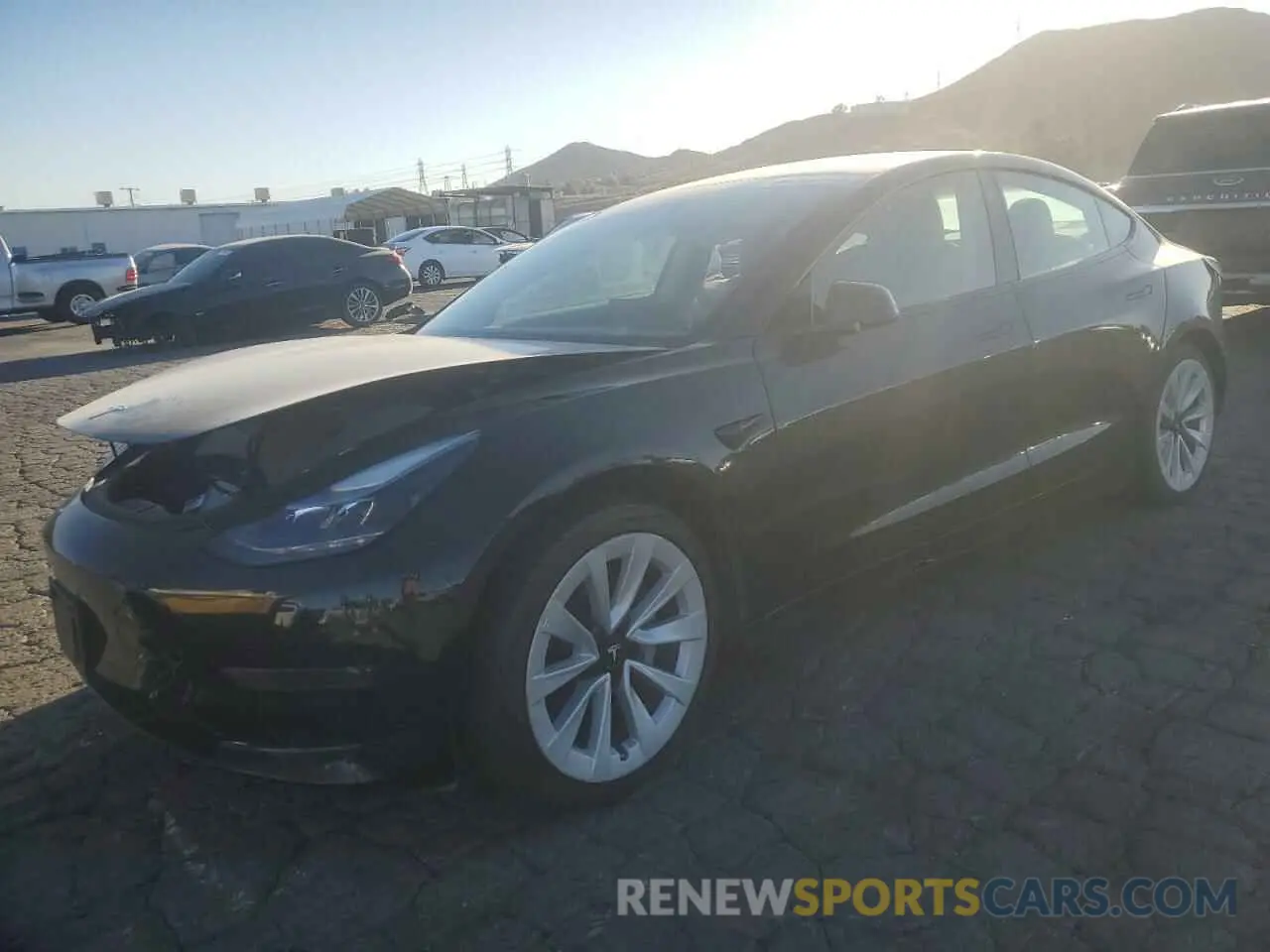 1 fotografías del automóvil dañado 5YJ3E1EA6NF187095 TESLA MODEL 3 2022