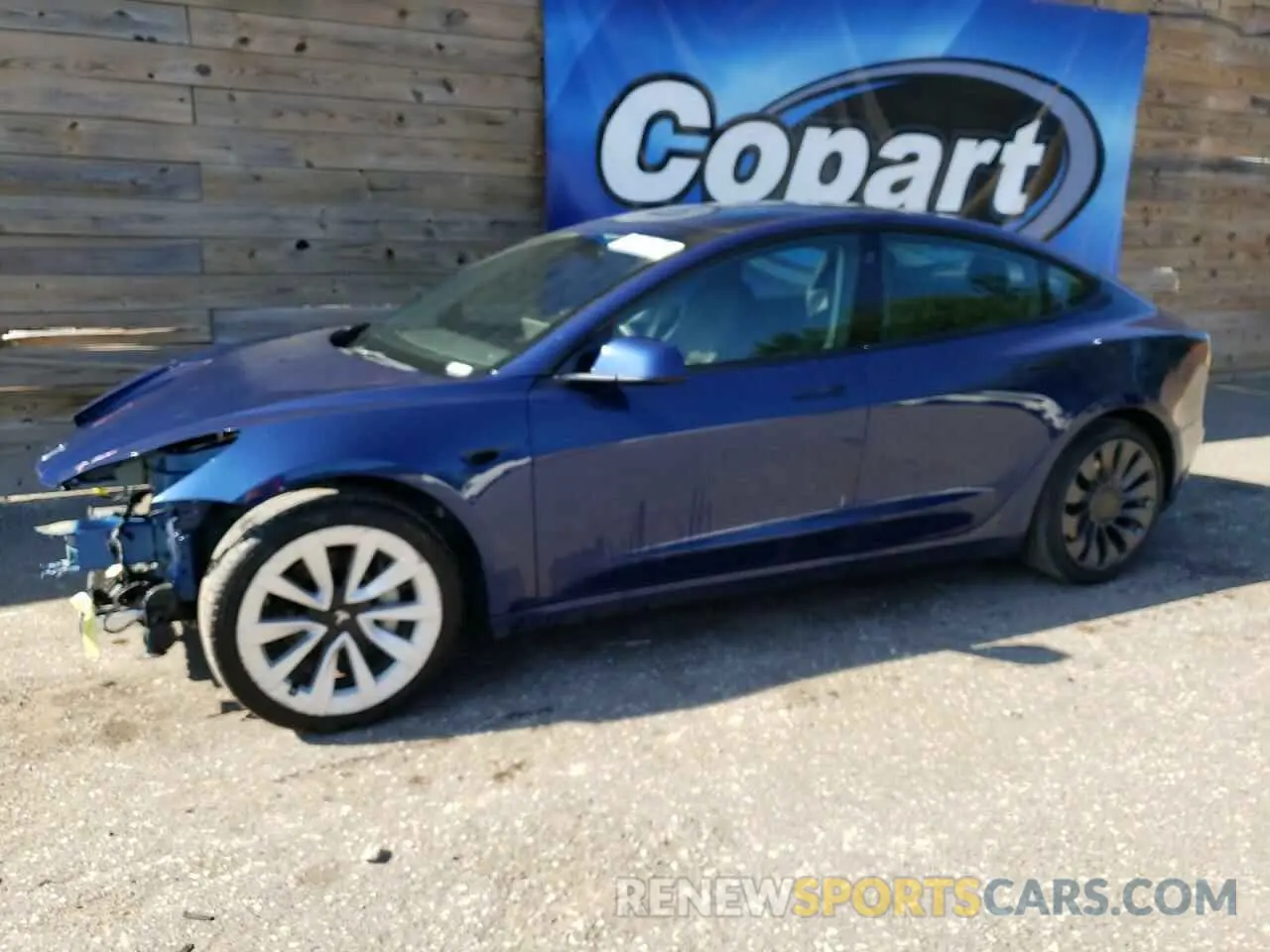 1 fotografías del automóvil dañado 5YJ3E1EA6NF188439 TESLA MODEL 3 2022