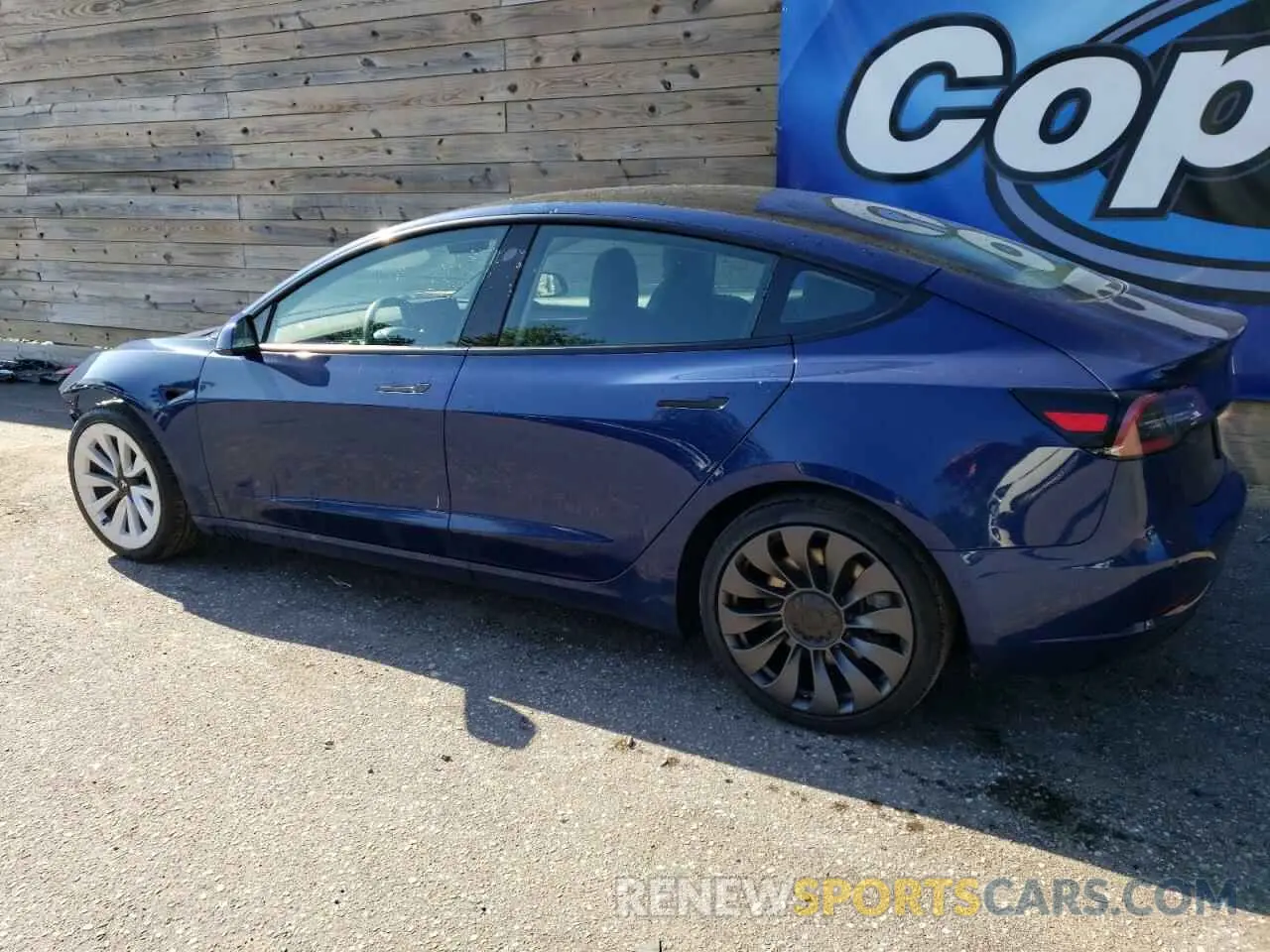 2 fotografías del automóvil dañado 5YJ3E1EA6NF188439 TESLA MODEL 3 2022