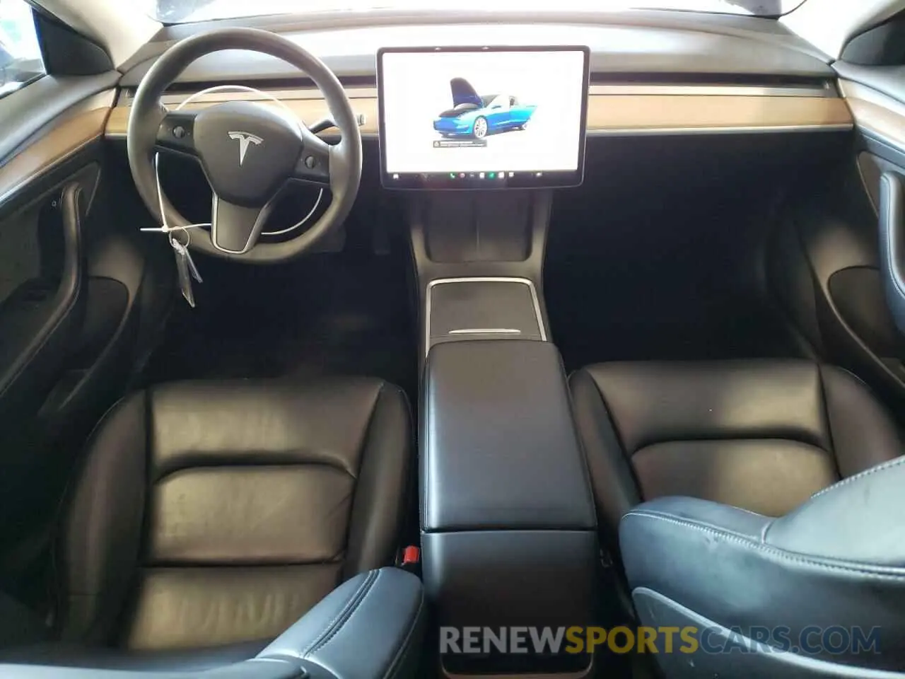 8 fotografías del automóvil dañado 5YJ3E1EA6NF188439 TESLA MODEL 3 2022