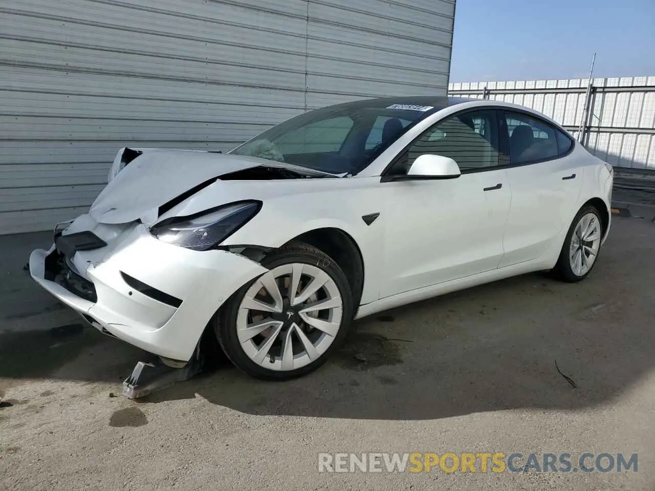 1 fotografías del automóvil dañado 5YJ3E1EA6NF189302 TESLA MODEL 3 2022