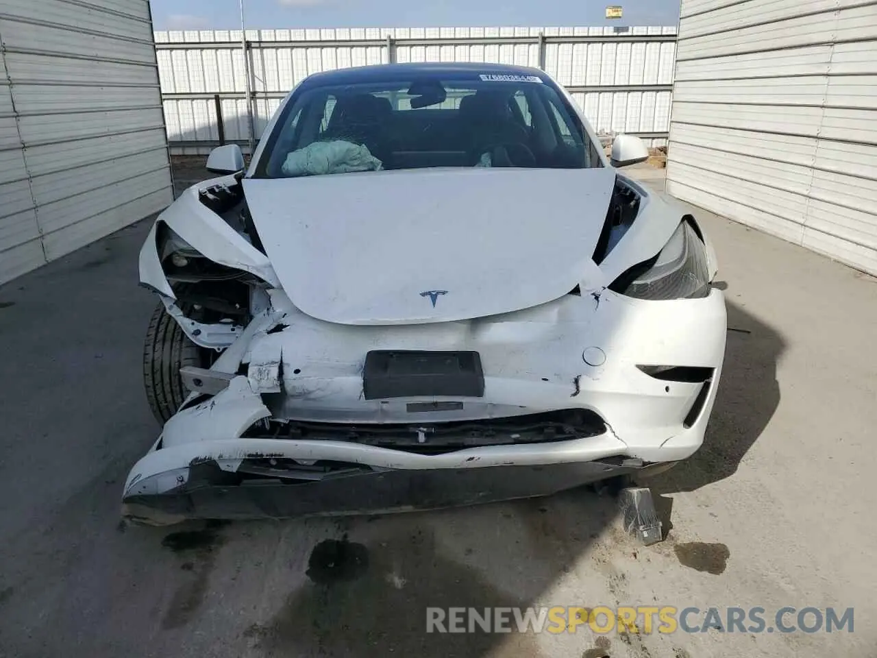 5 fotografías del automóvil dañado 5YJ3E1EA6NF189302 TESLA MODEL 3 2022