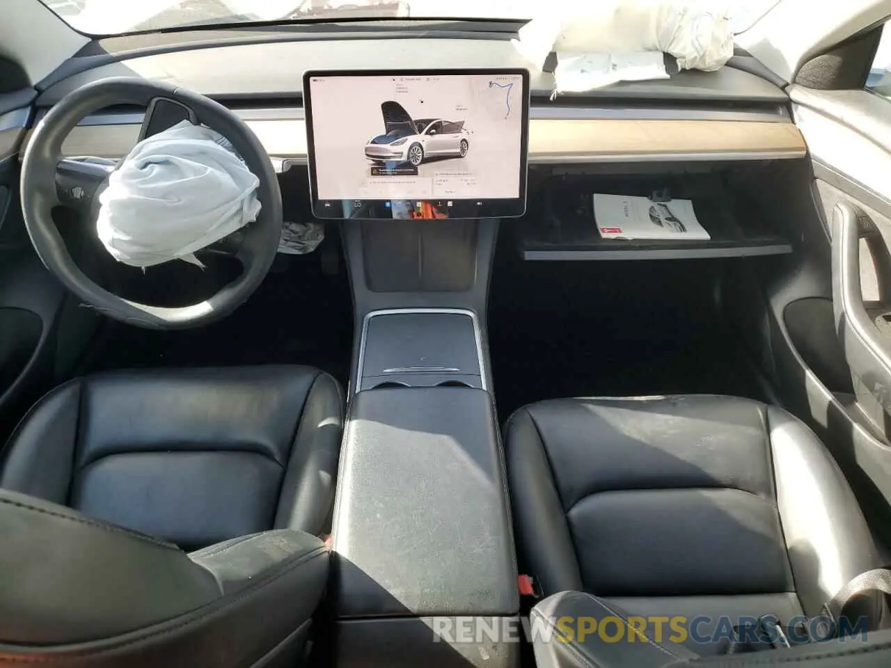 8 fotografías del automóvil dañado 5YJ3E1EA6NF189302 TESLA MODEL 3 2022